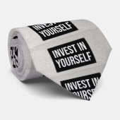 CRAVATE INVESTISSEZ EN VOUS-MÊME (Roulé)
