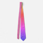 Cravate Ipanema Arc-en-ciel Hypnotique Diamant Moderne Pop (Dos)