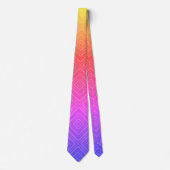 Cravate Ipanema Arc-en-ciel Hypnotique Diamant Moderne Pop (Devant)