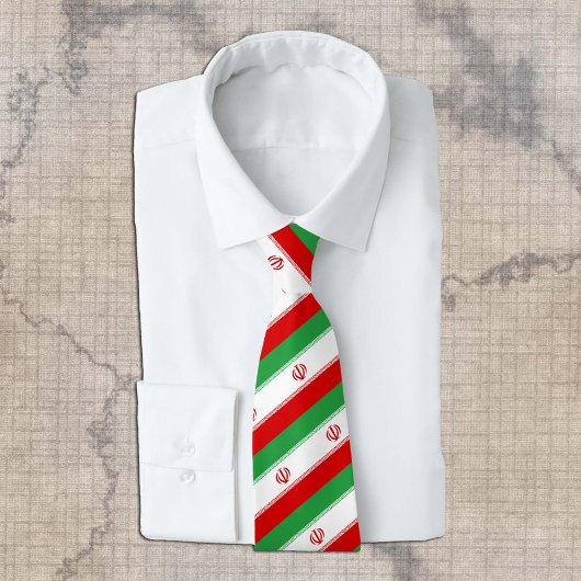 Cravate Iran Cravates, mode Drapeau iranien, affaires