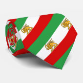 Cravate Iran, drapeau persan avec Lion, Shah d'Iran Stripe (Roulé)