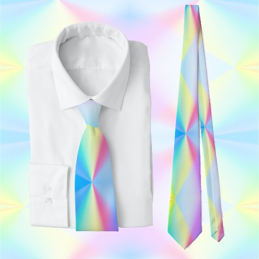 Cravate Iridescent, rainbow-like, dreamy - for romantics