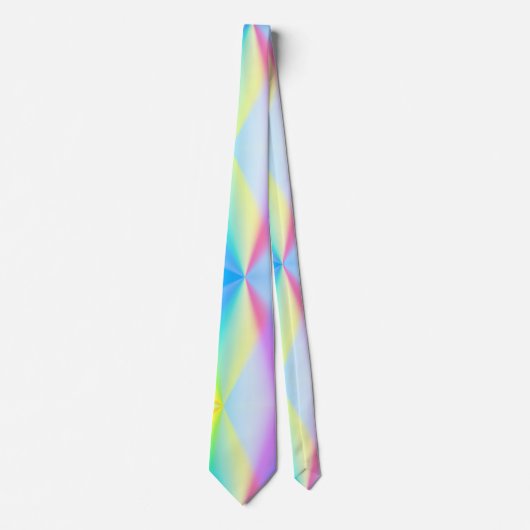 Cravate Iridescent, rainbow-like, dreamy - for romantics  (Devant)