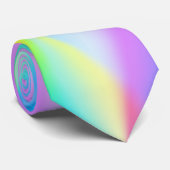 Cravate Iridescent, rainbow-like, dreamy - for romantics  (Roulé)