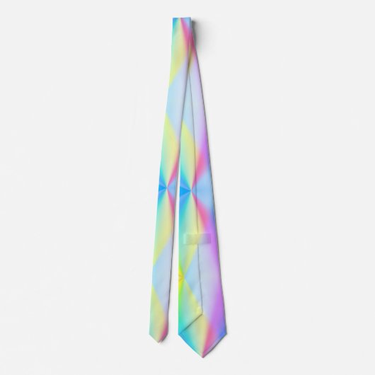 Cravate Iridescent, rainbow-like, dreamy - for romantics  (Dos)