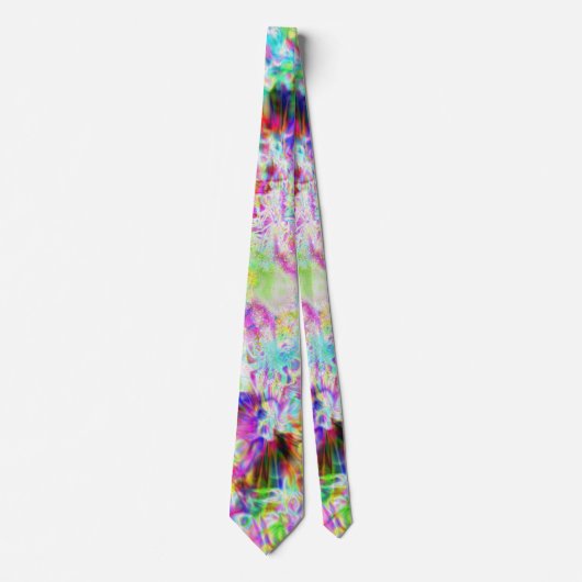 Cravate Iridescente Chrome Huit (Devant)