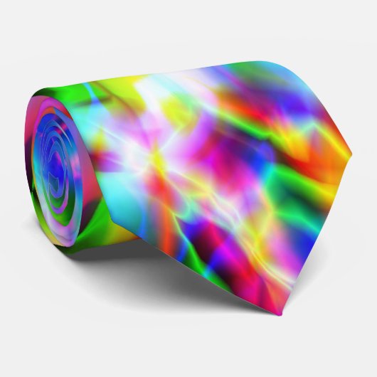 Cravate Iridescente Chrome Six (Roulé)