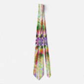 Cravate Iridescente Chrome Treize (Devant)