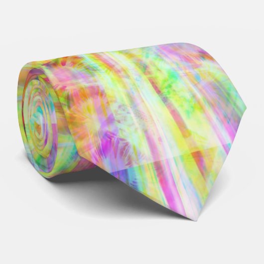 Cravate Iridescente Chrome Treize (Roulé)