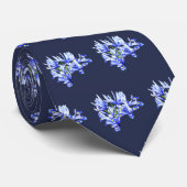Cravate Iris Nain Violet Cœur (Roulé)