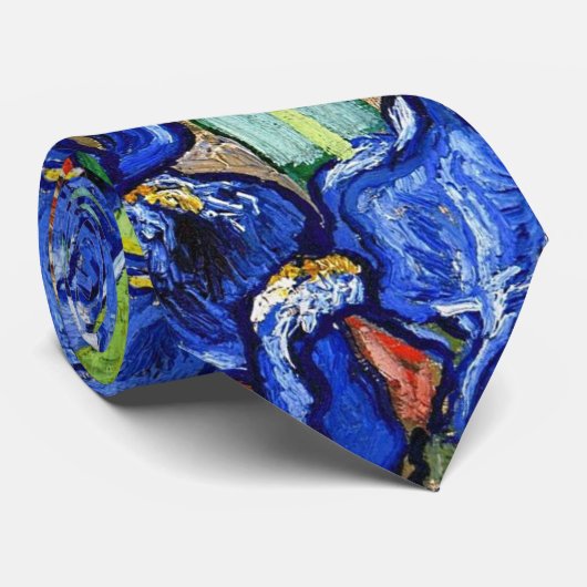 Cravate Iris par Vincent van Gogh (Roulé)