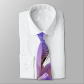 Cravate iris pourpre (Attaché)