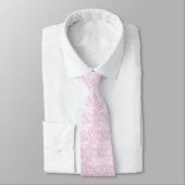 Cravate Iris - rose (Attaché)