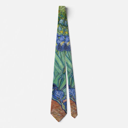 Cravate Irises par Van Gogh (Devant)