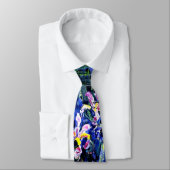 Cravate Irises, tableau de Claude Monet, (Attaché)