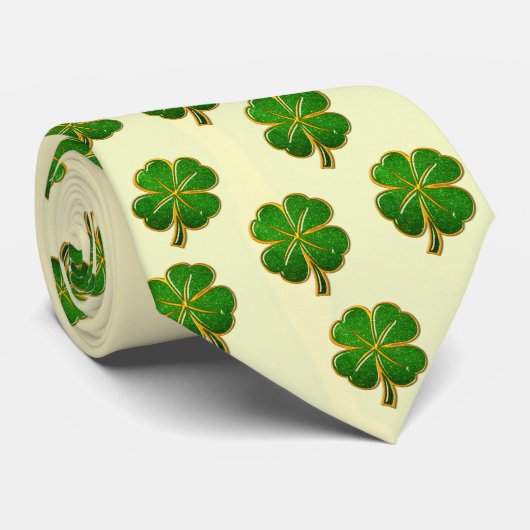 Cravate Irish Fun 3D Whimsey (Roulé)