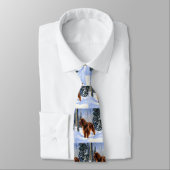 Cravate Irish Setter Let It Neige Christmas (Attaché)