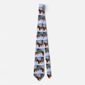 Cravate Irish Setter Let It Neige Christmas (Devant)
