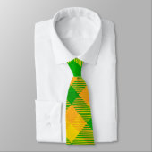 Cravate Irlandais Plaid St Patrick's Day Motif (Attaché)