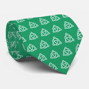 Cravate Irlandais Trinity Knot Triquetra Celtic Patricks D