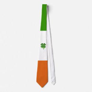 Cravate irlandaise de drapeau