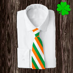 Cravate Irlande Cravates, mode Irish Flag<br><div class="desc">Cravate : Patriotic Irish Flag mode et design d'entreprise irlandais - amour mon pays,  l'usure de bureau,  voyages,  patriotes nationaux / fans de sport</div>