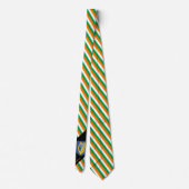 Cravate Irlande Stripes Cravate, affaires Irish Drapeau mo (Dos)