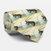 Cravate Iseebi & Ebi - Poisson des oiseaux (homard épineux (Roulé)