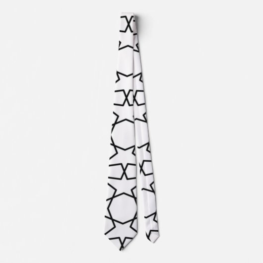 Cravate Islamic Geometric Pattern  Arabic Design   (Devant)
