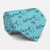 Cravate Ísland Islande Heart (Roulé)