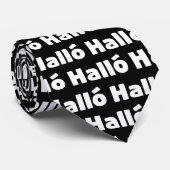 Cravate Islandais Halló { Hello ) Íslenska (Roulé)