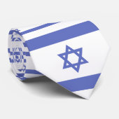 Cravate israélienne de drapeau (Roulé)