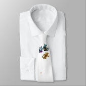 Cravate Italian Brainrot Chaos Pizza Meme | Surreal (Attaché)