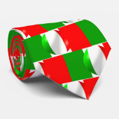 Cravate Italian Flag Design Tie (Roulé)