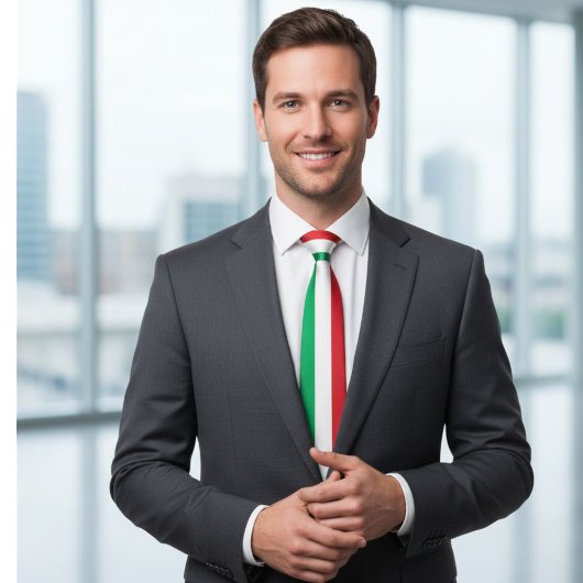 Cravate Italian flag tie, flag tie, Italian flag ties