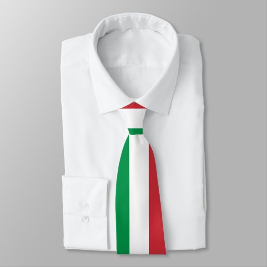 Cravate Italie Couleurs du drapeau (Attaché)