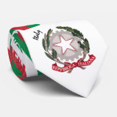 Cravate Italie Cravate, rayures, mode affaires, Drapeau it (Roulé)