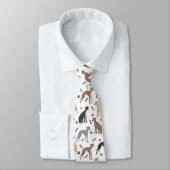 Cravate italien Greyhound Chig Bones and Paws (Attaché)