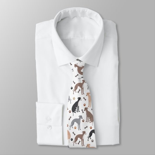 Cravate italien Greyhound Chig Bones and Paws (Attaché)