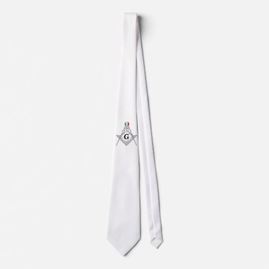 Cravate Italy freemasonry sign (Devant)