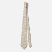 Cravate Ivoire Bleu Or Foulard Propre (Devant)