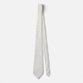 Cravate Ivory Subtle Floral (Devant)