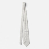 Cravate Ivory Subtle Floral (Dos)