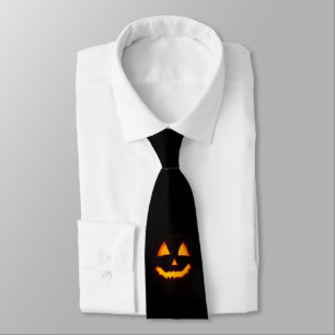 Cravate Jack-o'-lantern éclairé