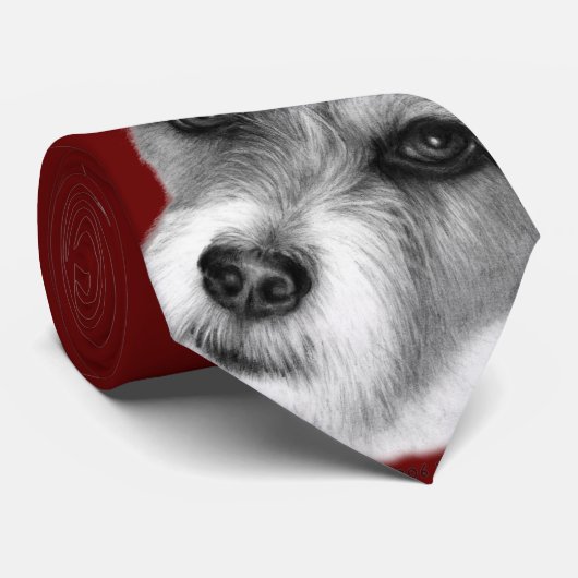 Cravate Jack (pasteur) Russell Terrier (Roulé)