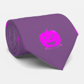 Cravate Jack rose olantern Halloween Thunder_Cove (Roulé)