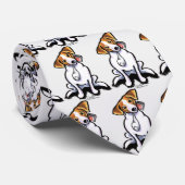 Cravate Jack Russell Joue (Roulé)