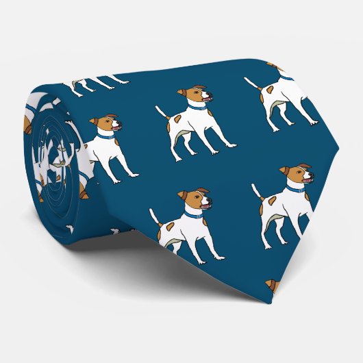 Cravate Jack Russell Terrier (Roulé)