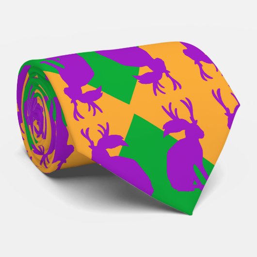 Cravate jackalope (Roulé)