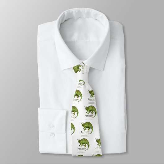 Cravate Jackson's chameleon - leaf (Attaché)